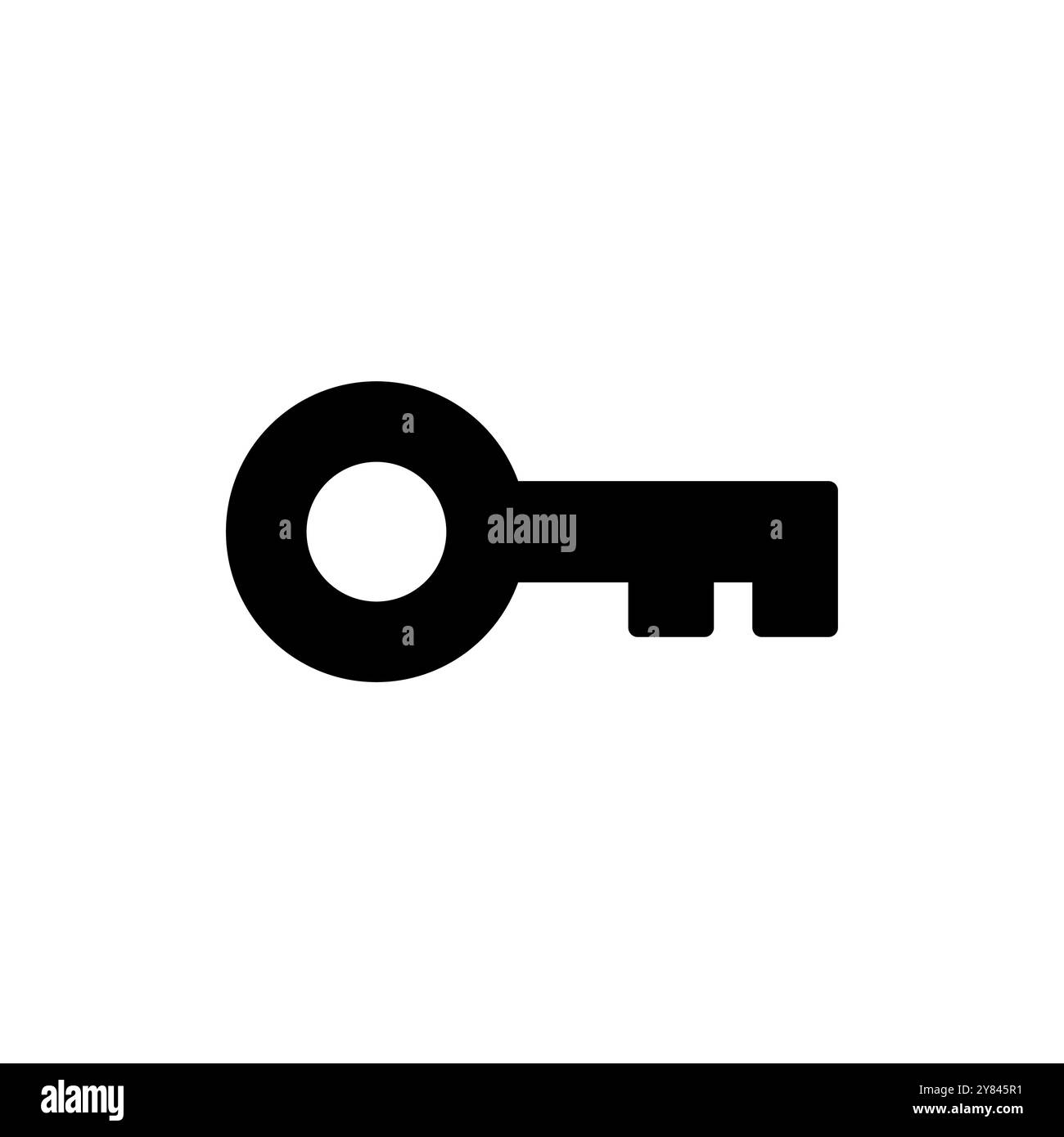 Key icon vector. Key sign and symbol. Stock Vector