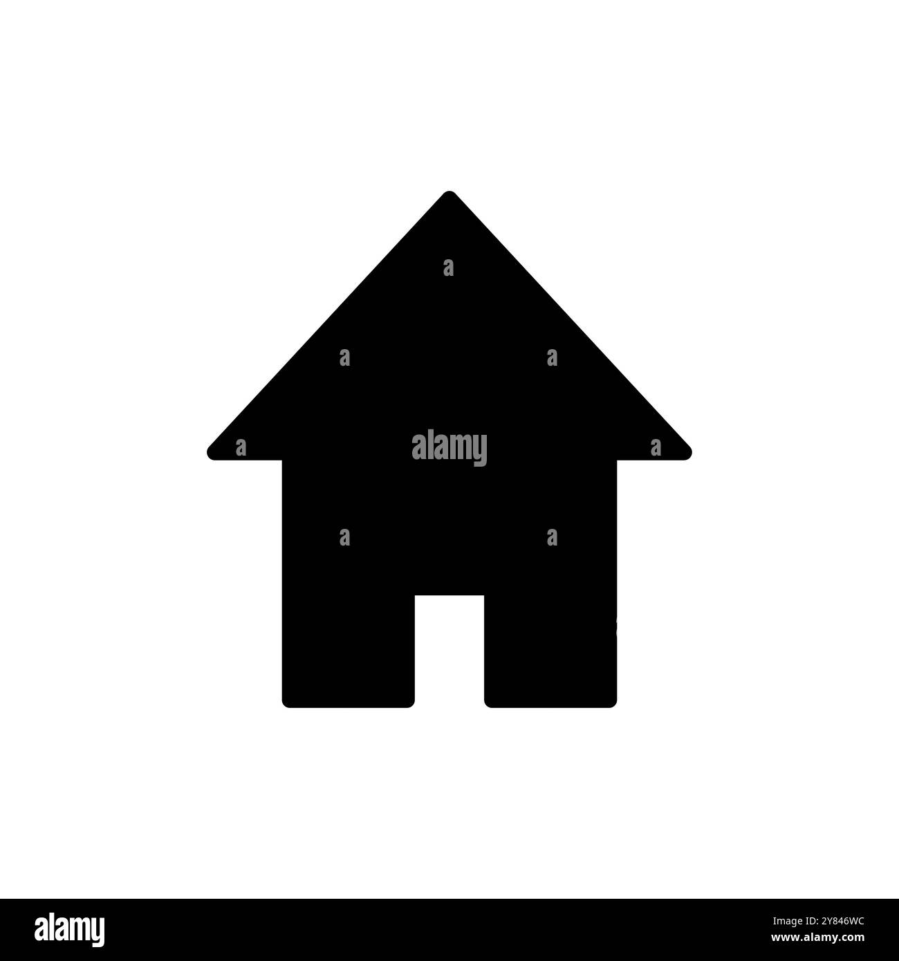 Mobile home icon house Black and White Stock Photos & Images - Alamy