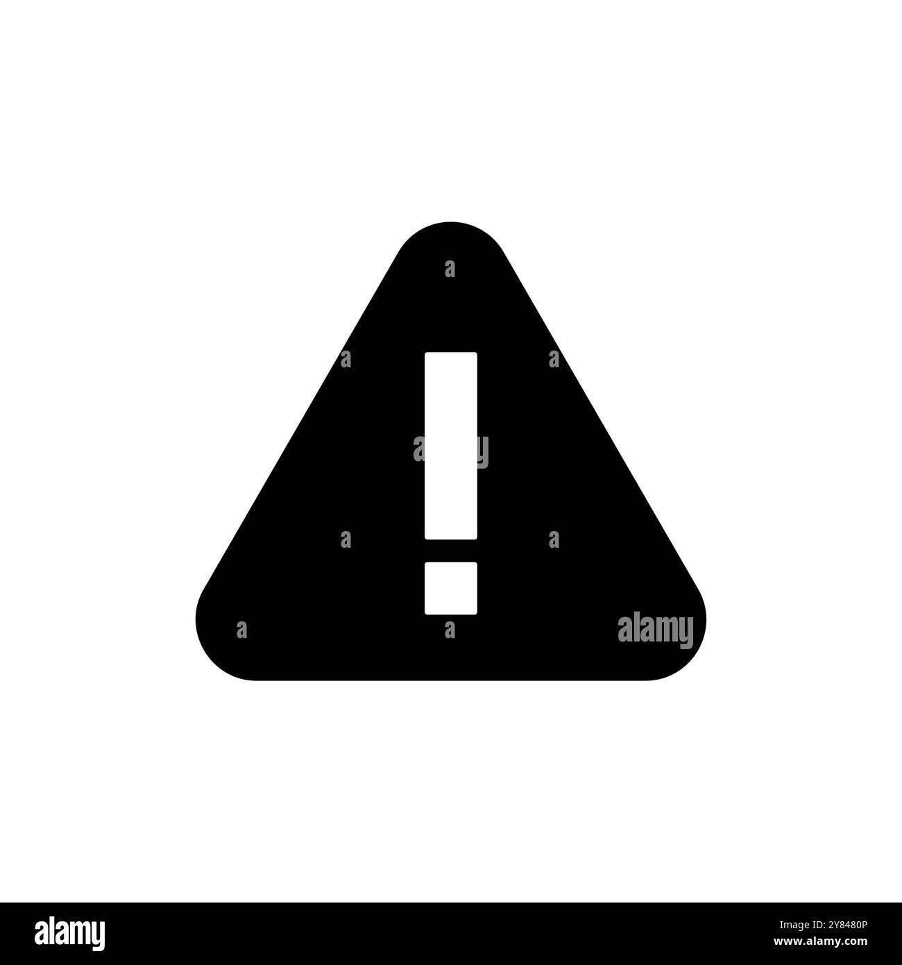 Exclamation danger icon vector. attention sign and symbol. attention ...