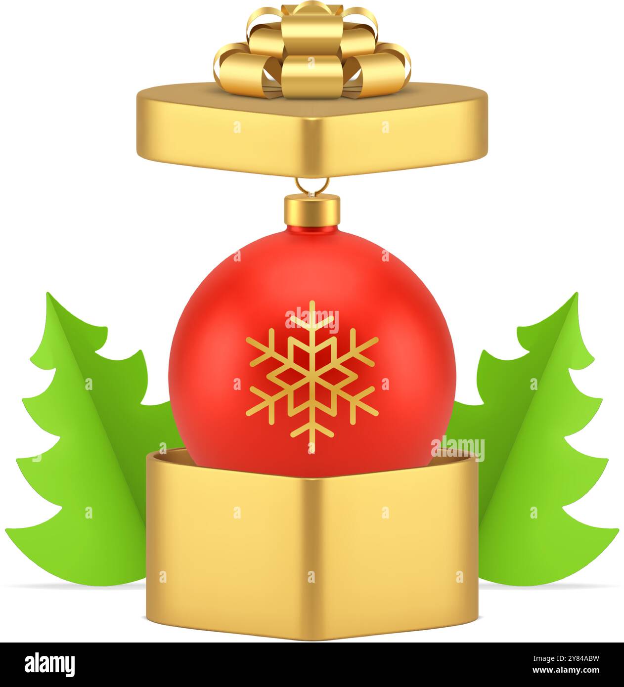 Heart realistic fir tree hi-res stock photography and images - Alamy