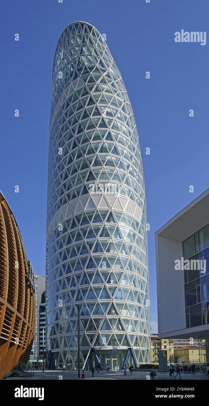 Unipol Building Torre Unipol high-rise building by Mario Cucinella Architects, Porta ...