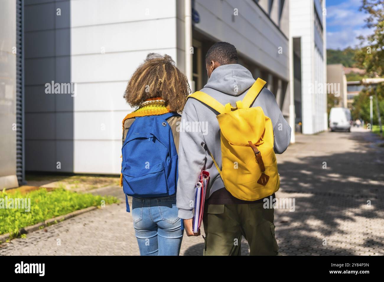 Teenagers girls rear view hi-res stock photography and images - Alamy