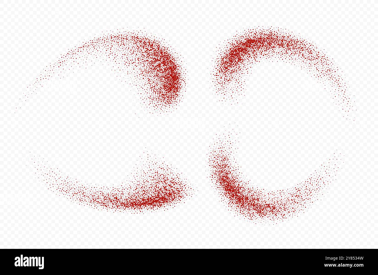 Dried red chilli flakes Stock Vector Images - Alamy