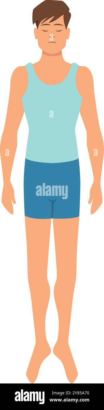 Back top view man Stock Vector Images - Alamy