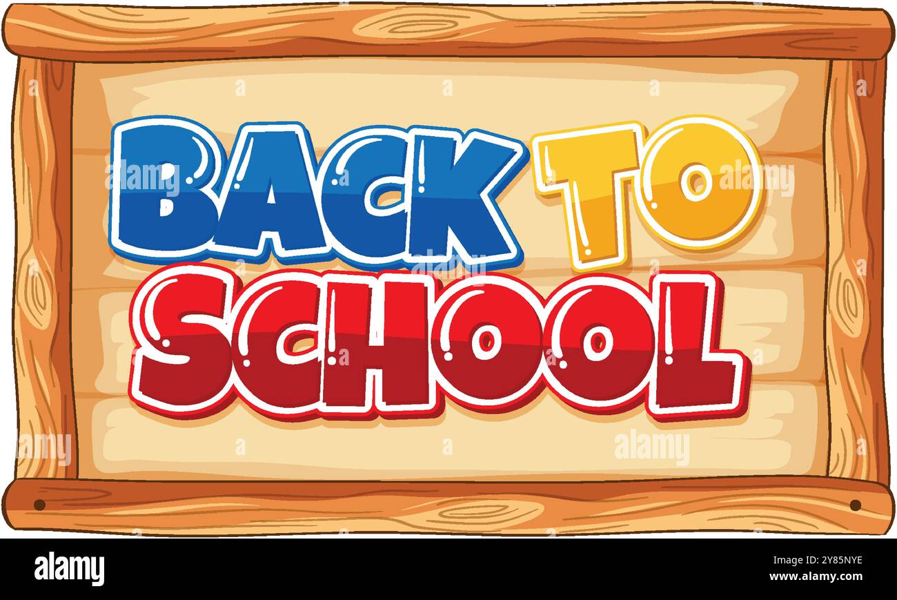 Wooden welcome sign in Stock Vector Images - Alamy