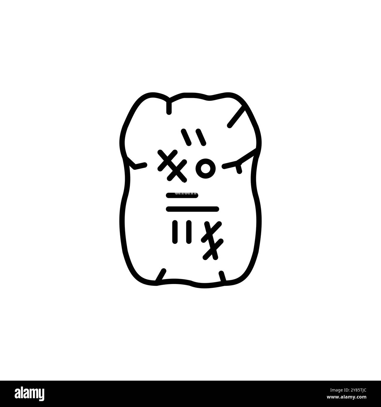 ancient-scroll-icon-stock-vector-image-art-alamy