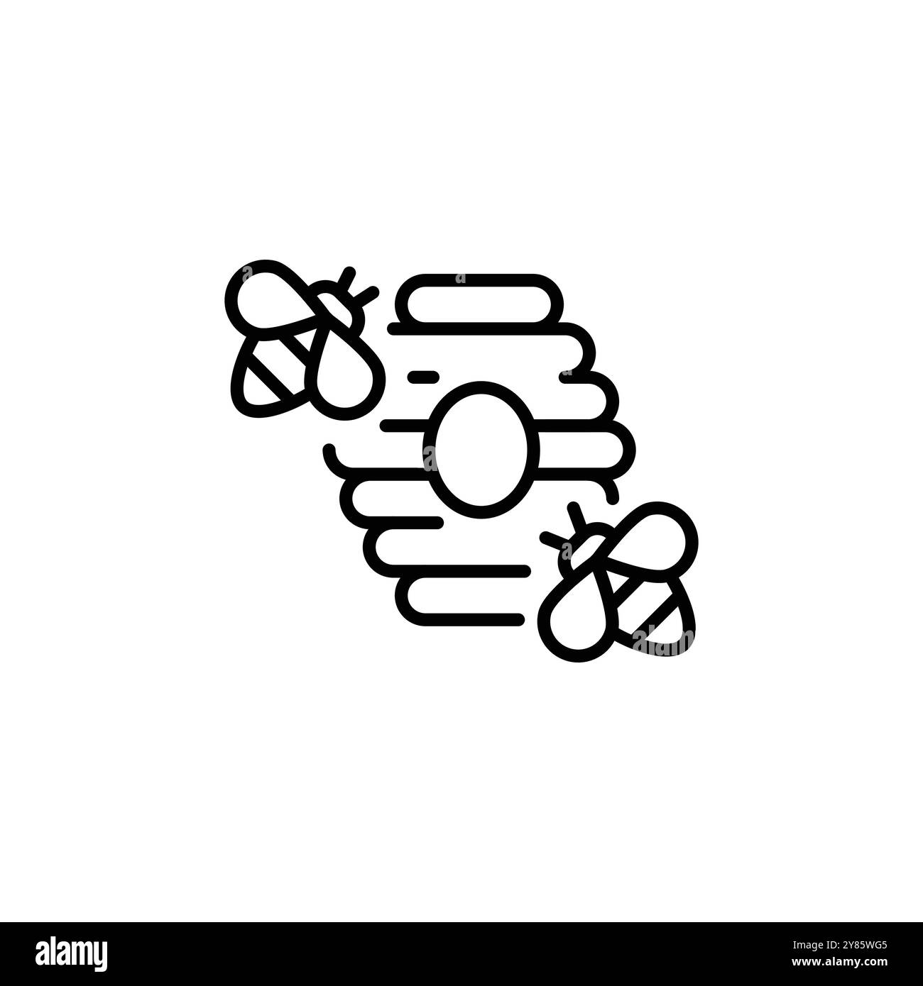 Pollinator bees Black and White Stock Photos & Images - Alamy