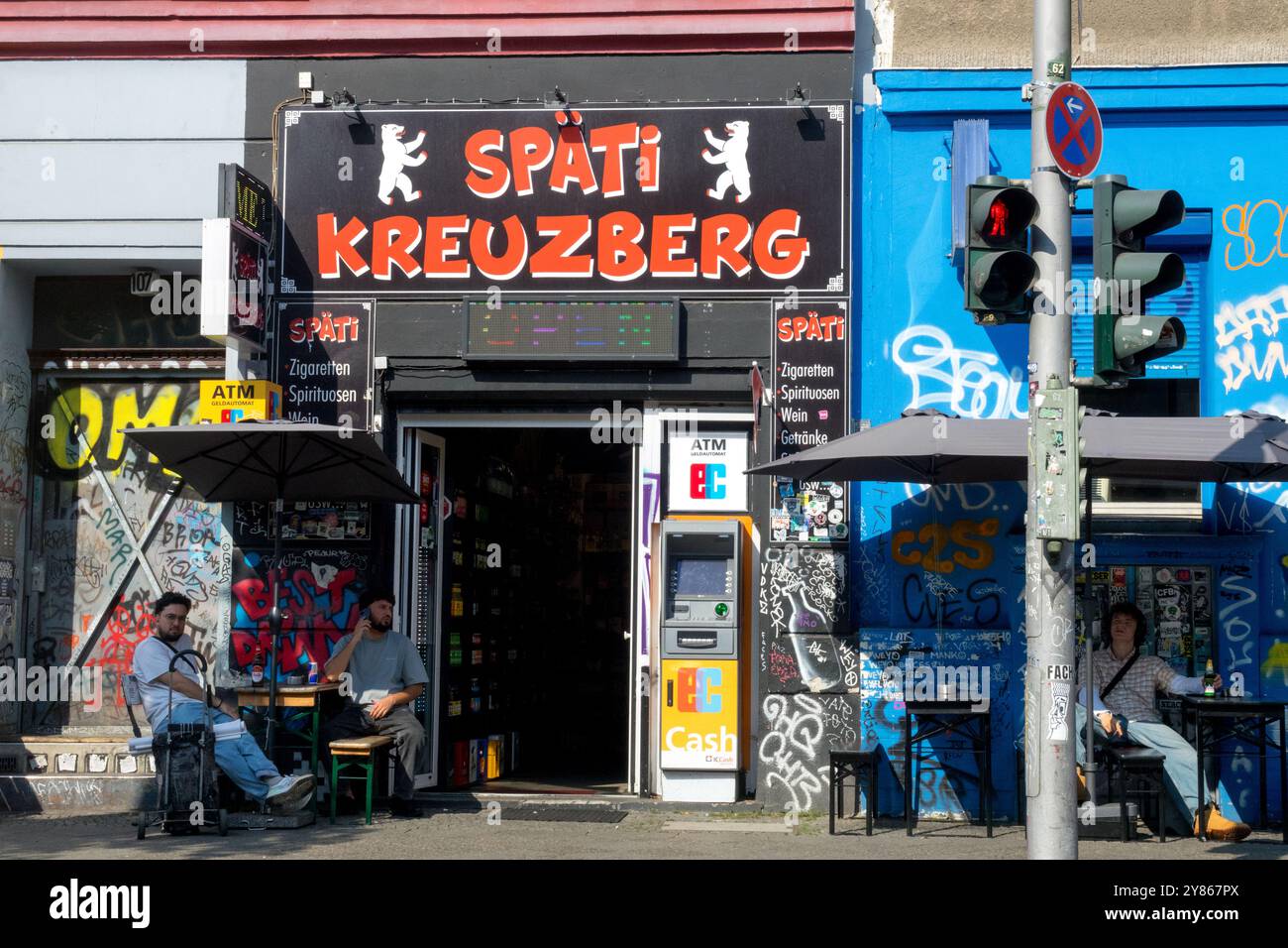 Spati Kreuzberg Berlin Kottbusser Tor - Kotti Street Town District Kreuzberg Germany Stock Photo
