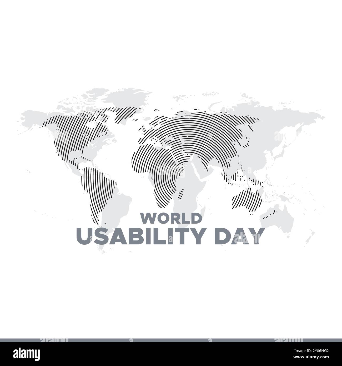 World Usability Day, 2nd Thursday in November, vector graphic National Legal Services Day held on 2nd Thursday in November, greeting card, Stock Vector