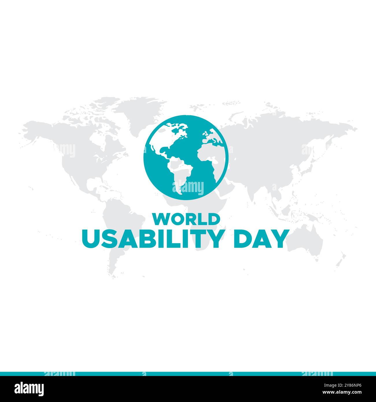 World Usability Day, 2nd Thursday in November, vector graphic National Legal Services Day held on 2nd Thursday in November, greeting card, Stock Vector