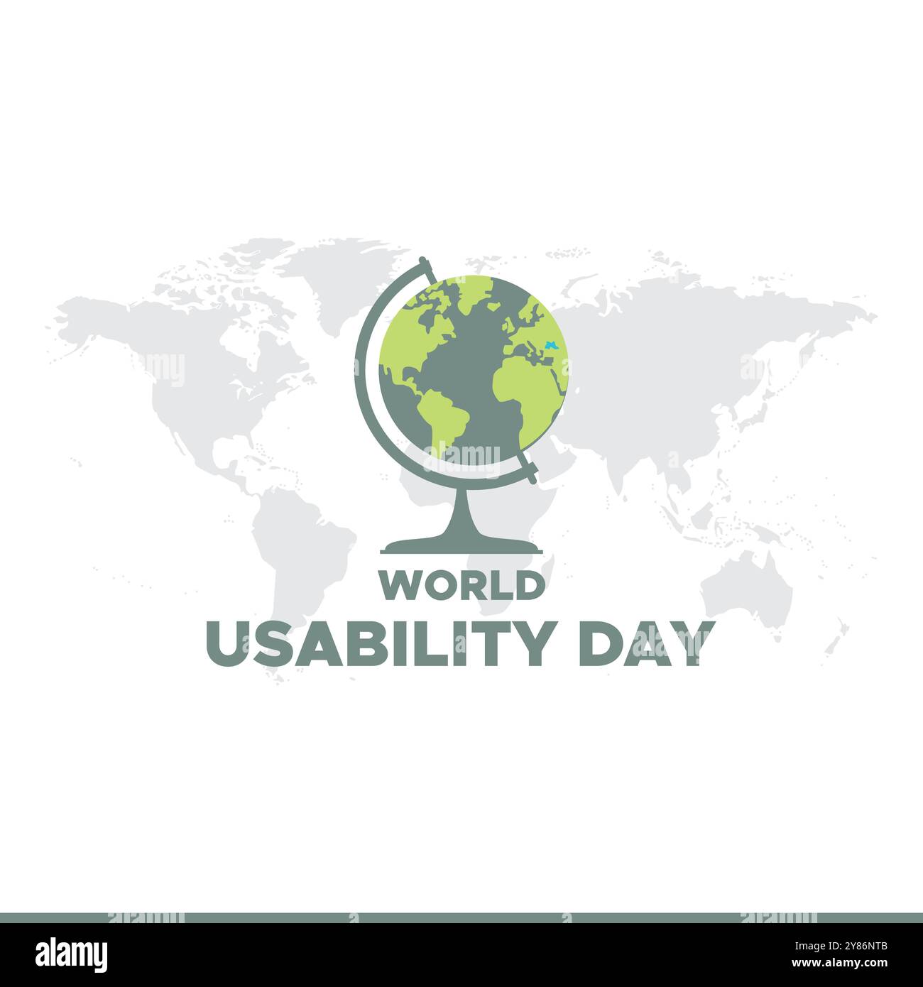 World Usability Day, 2nd Thursday in November, vector graphic National Legal Services Day held on 2nd Thursday in November, greeting card, Stock Vector