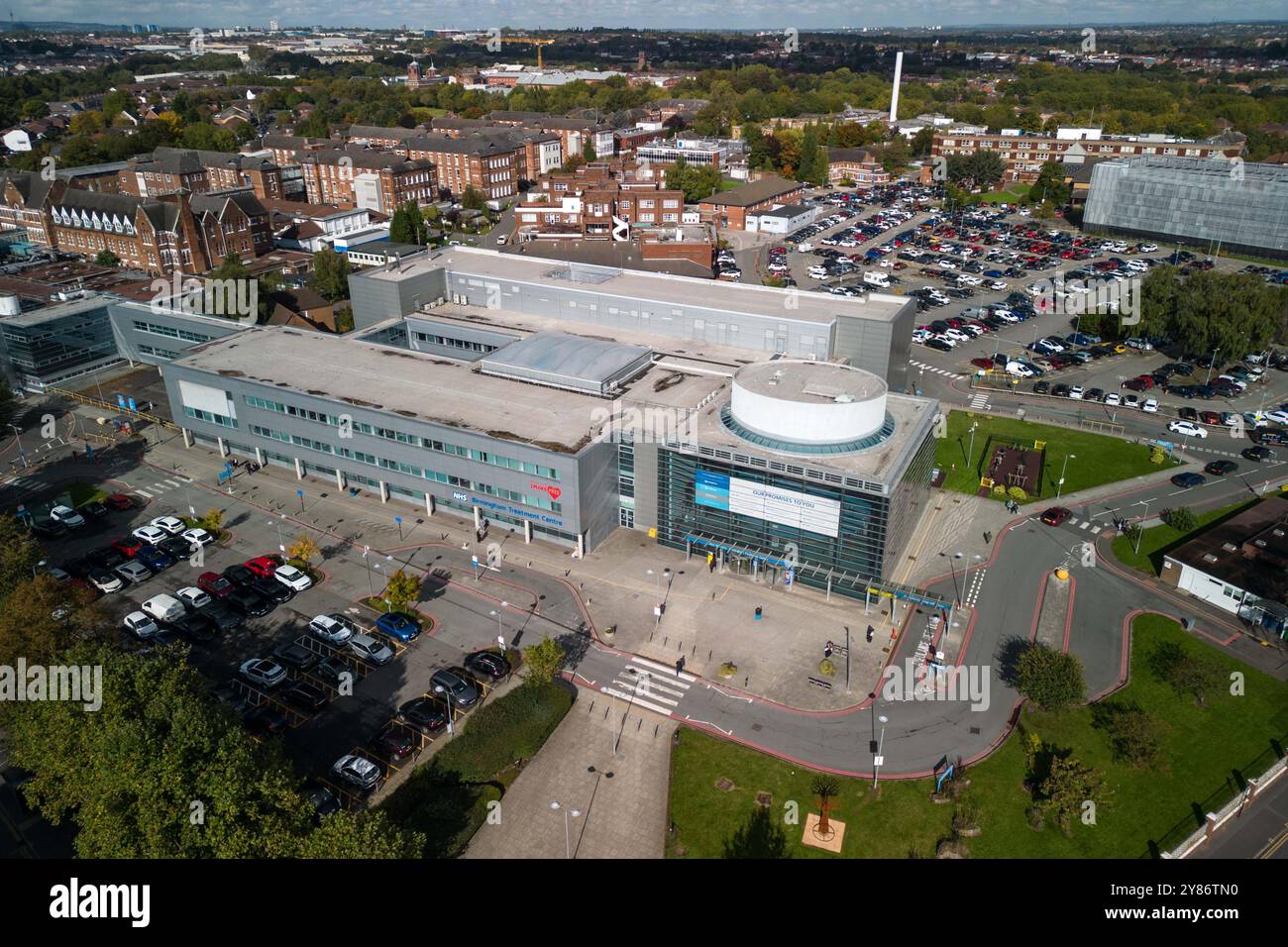 Dudley Road, Birmingham, 3rd October, 2024. Birmingham's City Hospital ...