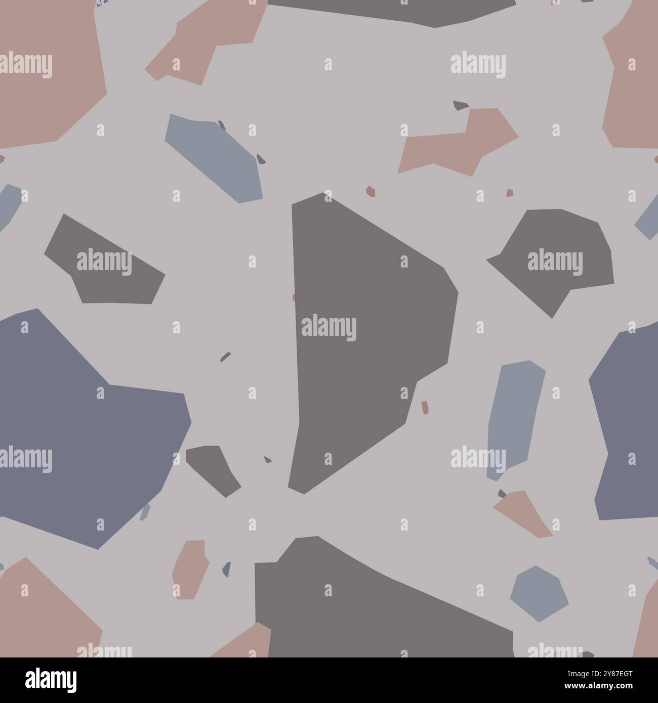 Terrazzo imitation seamless pattern. Realistic marble texture with ...