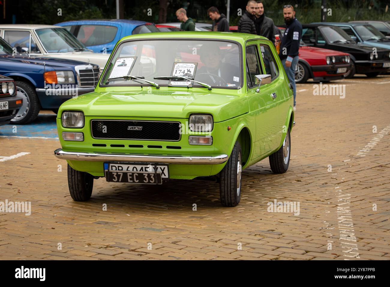 Vintage Fiat 127 Sport at a rally Stock Photo - Alamy