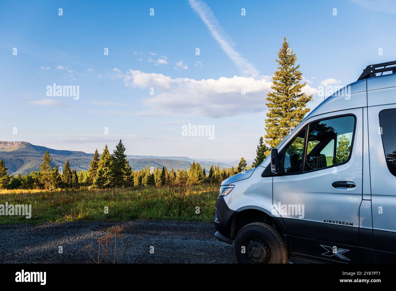 Airstream Interstate 24X campervan; Ripple Creek Overlook; Flat Tops ...