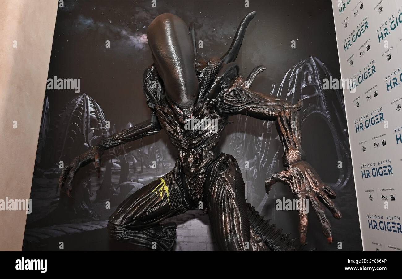 Turin, Italy Beyond Alien HRGIGER presentation of the first exhibition ...