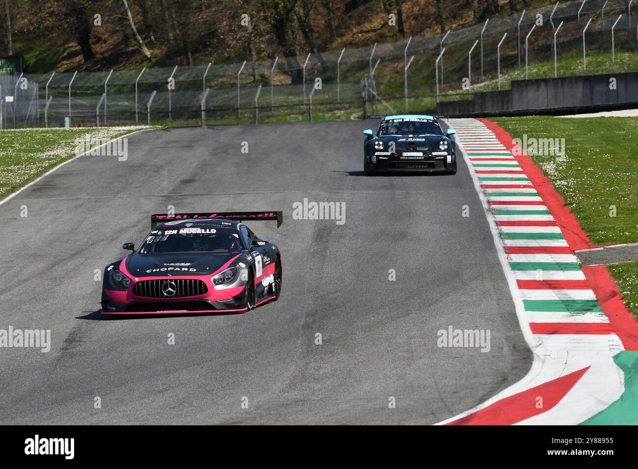 Hofor Racing Scarperia, 23 March 2024 Italy: Mercedes-AMG GT3 of Team HOFOR Racing ...