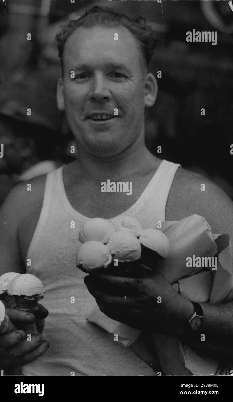 Geo Adams Full Hands of ice creams were Mr. Geo Adams' happy contributions to the ...