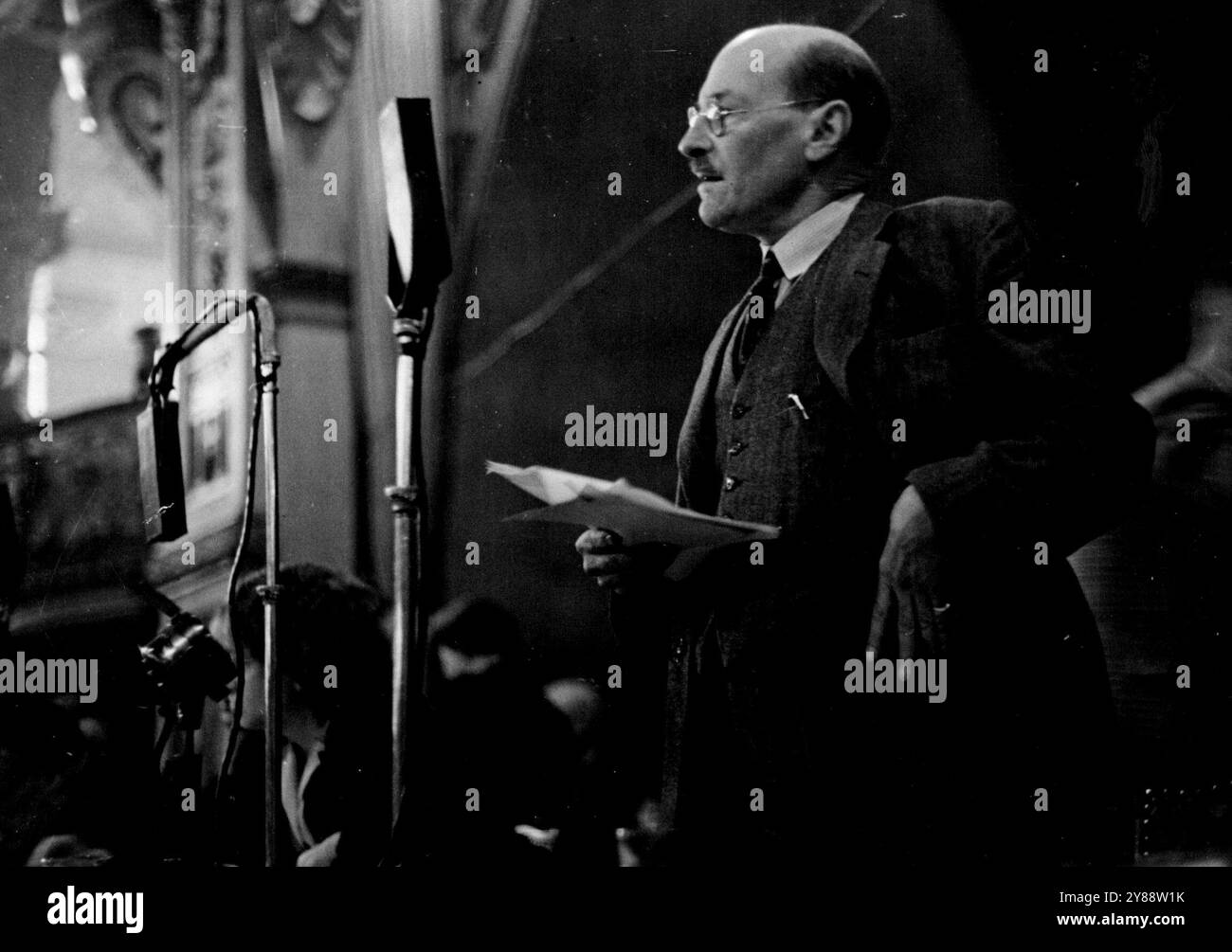 Clem attlee black and white hi-res stock photography and images - Alamy