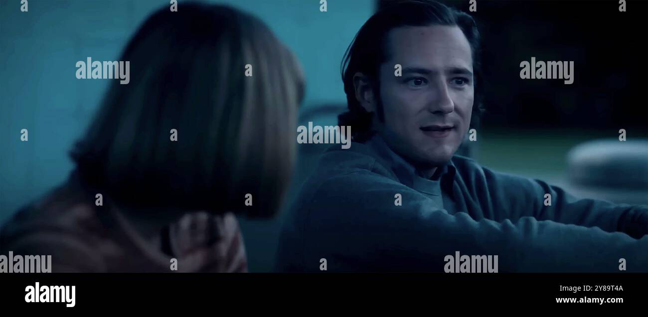SALEMS LOT FILM STILLS. 2024. USA. Lewis Pullman and Makenzie Leigh