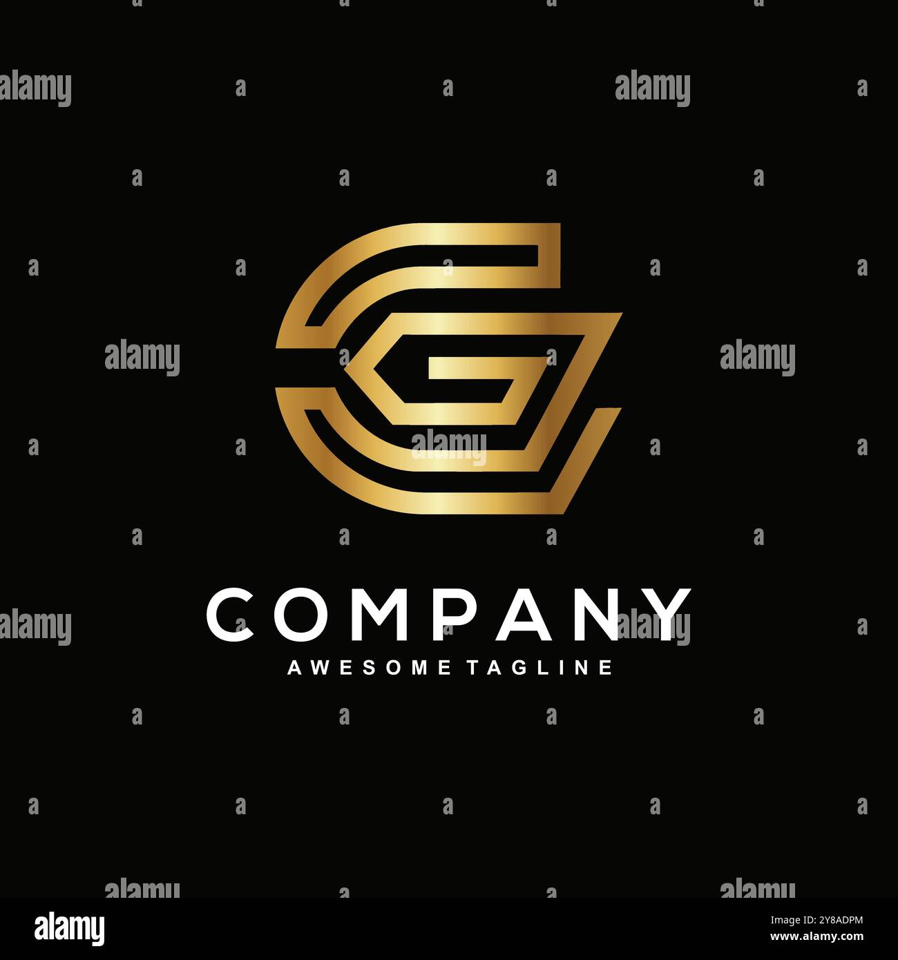 Letter G logo design for business Stock Vector Image & Art - Alamy