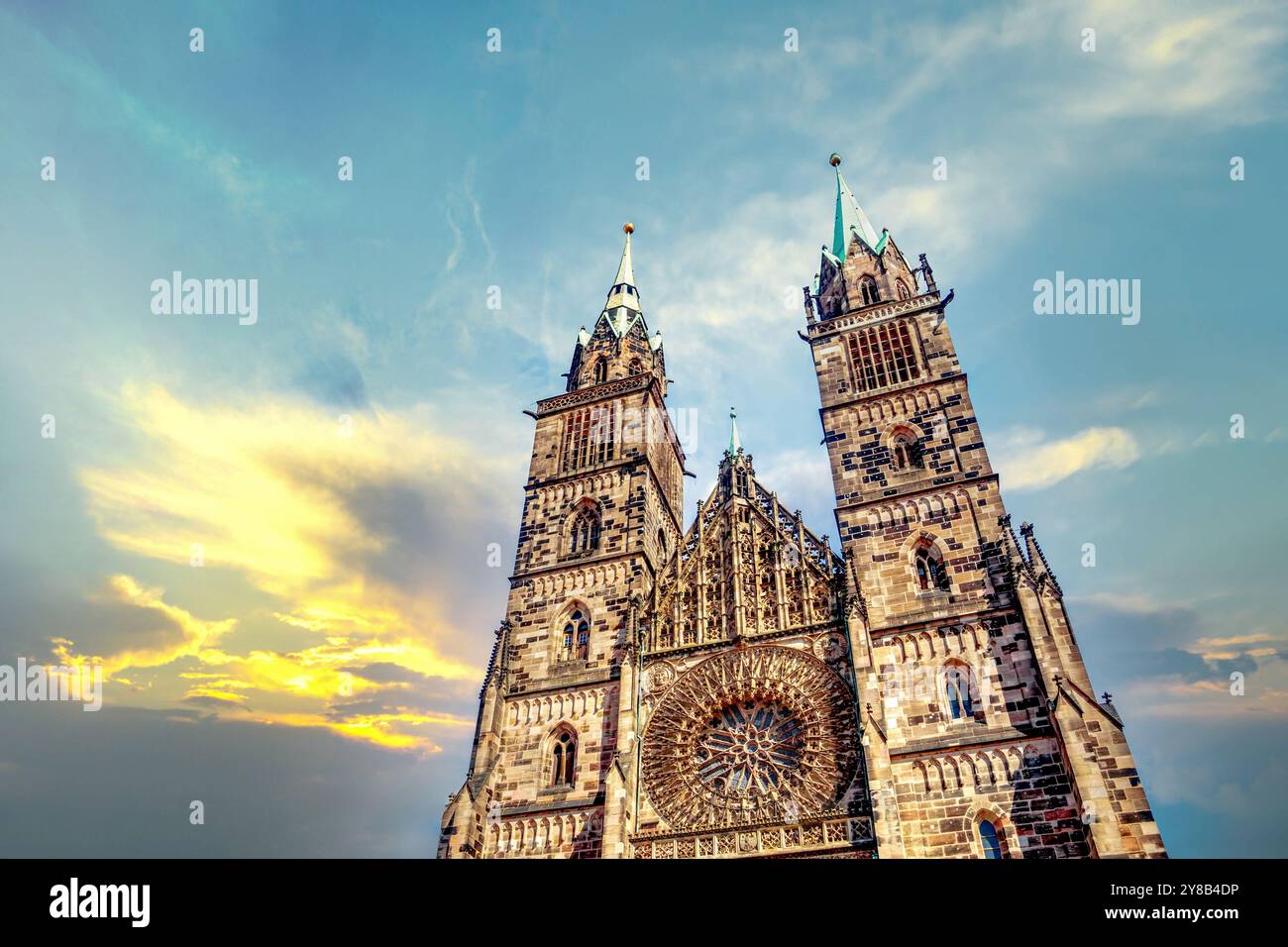 Old city of Nuremberg, Germany Stock Photo