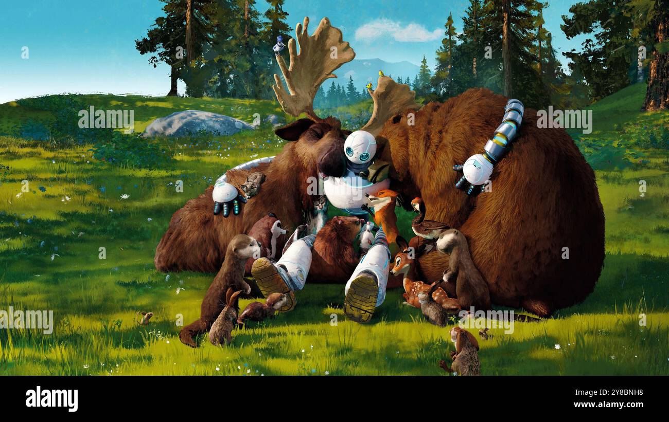 THE WILD ROBOT (2024), directed by CHRIS SANDERS. Credit: DreamWorks Animation / Universal Pictures / Album Stock Photo