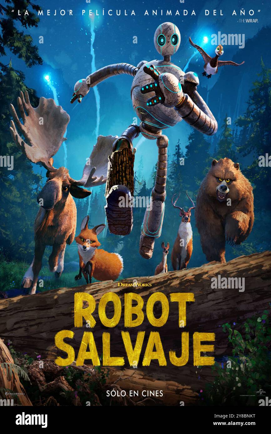 THE WILD ROBOT (2024), directed by CHRIS SANDERS. Credit: DreamWorks Animation / Universal Pictures / Album Stock Photo
