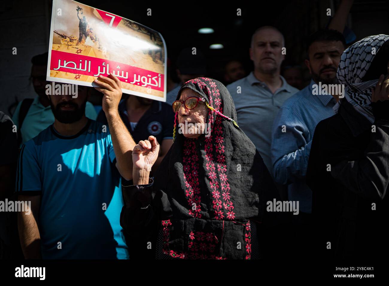 Amman, Amman, Jordan. 4th Oct, 2024. On October 4, demonstrators in ...