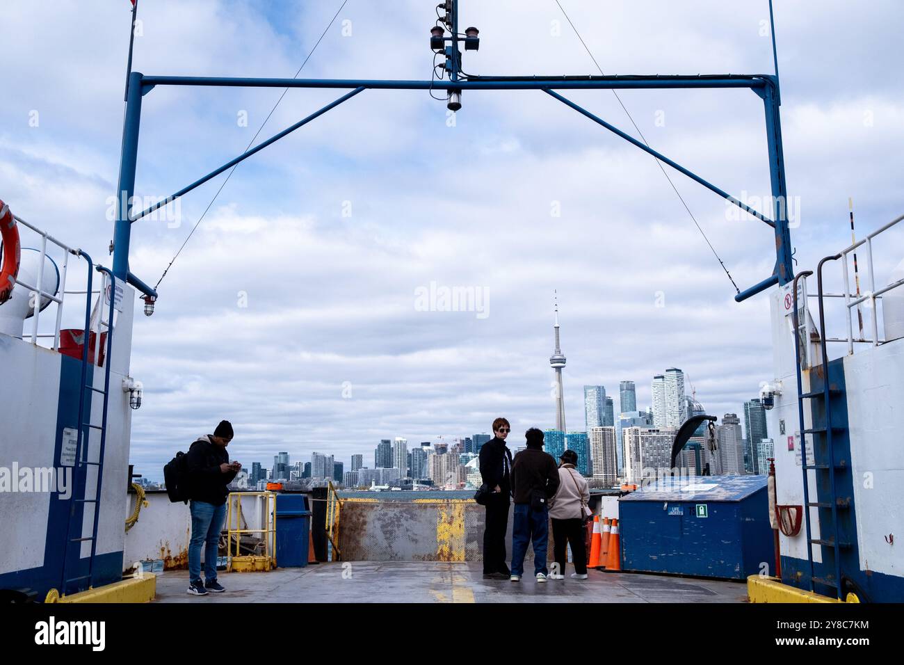 Urban landscape with high-rise residential and office buildings and the ...
