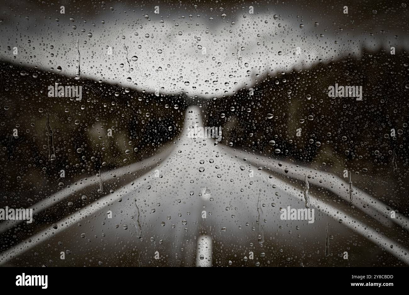 Front Window Car Raining Car front window hi-res stock photography and images - Alamy