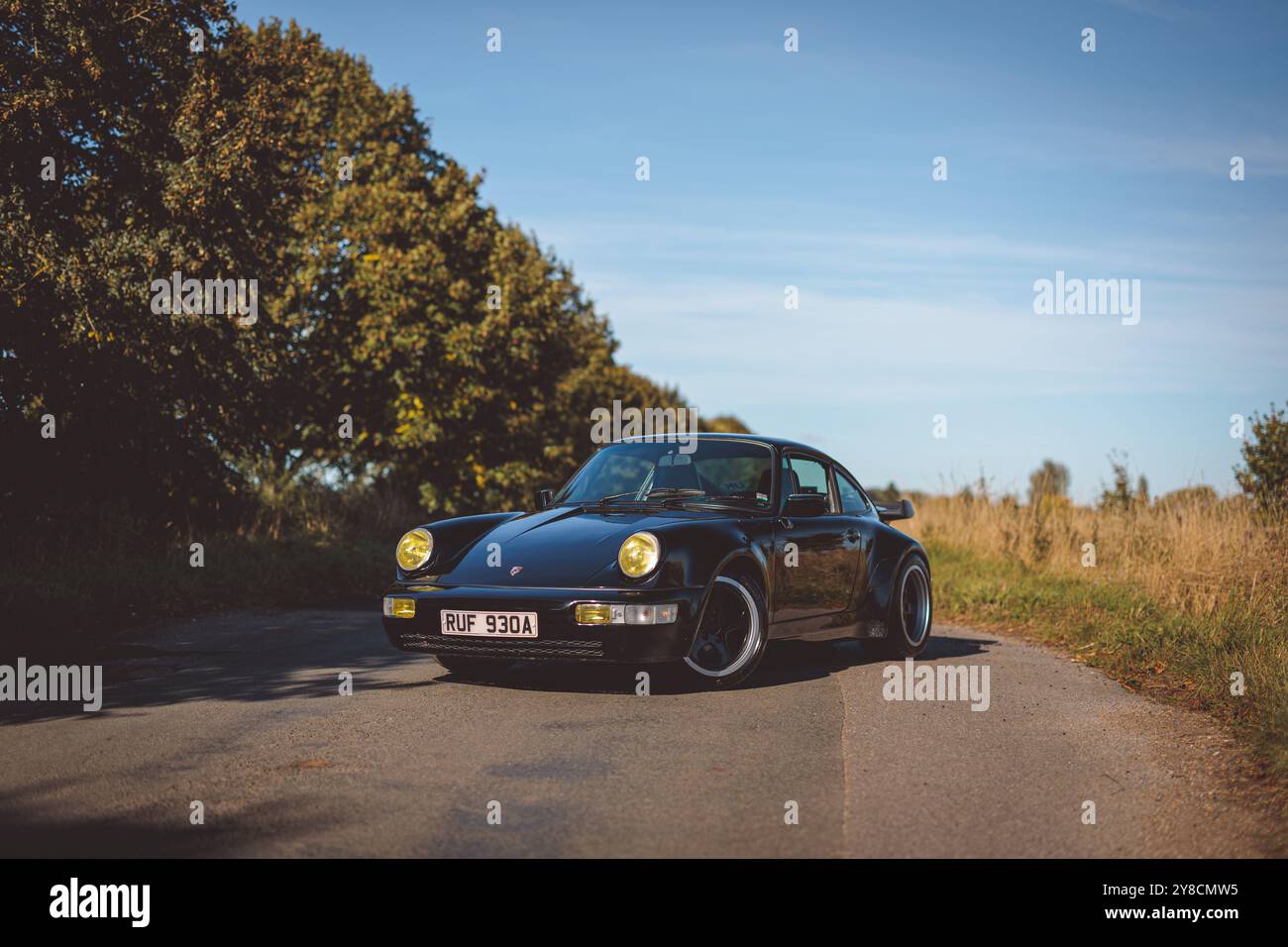 Black porsche 930 turbo hi-res stock photography and images - Alamy