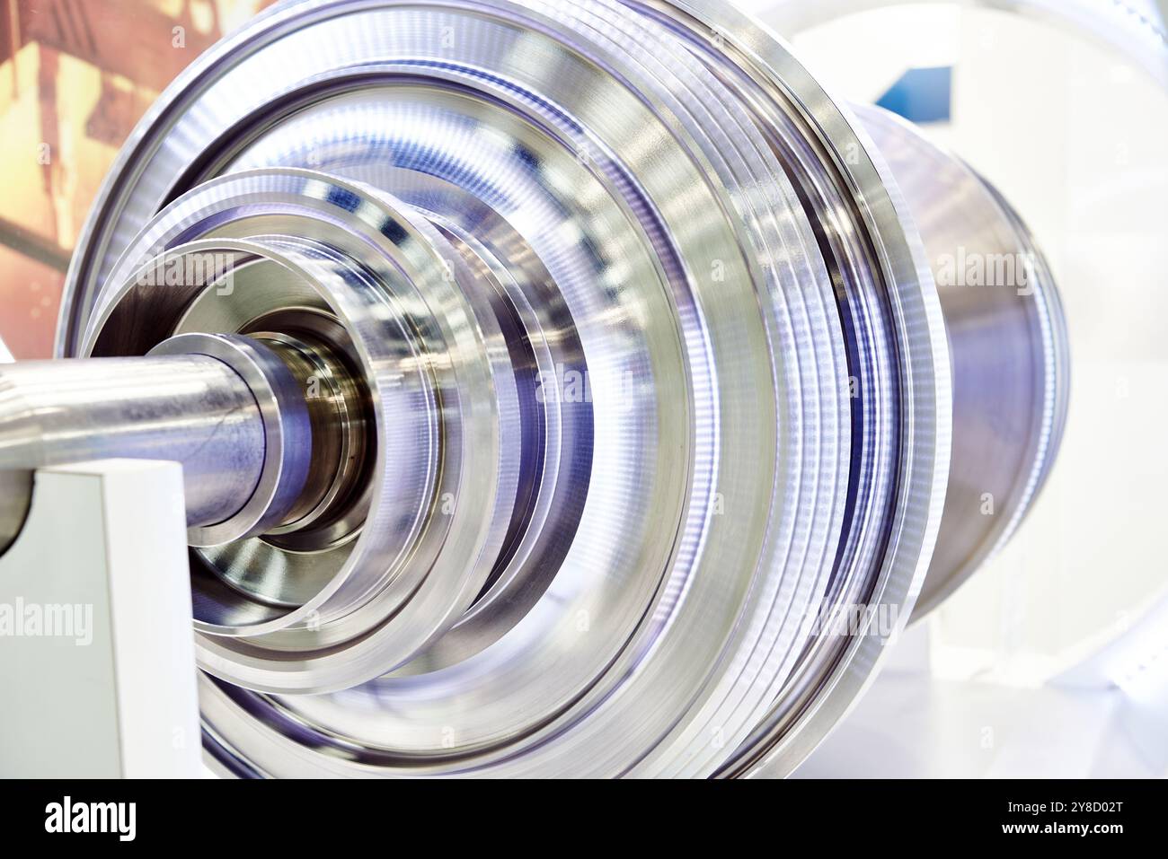 Gas Engine Rotor Gas turbine engine rotor at the exhibition stand Stock Photo - Alamy