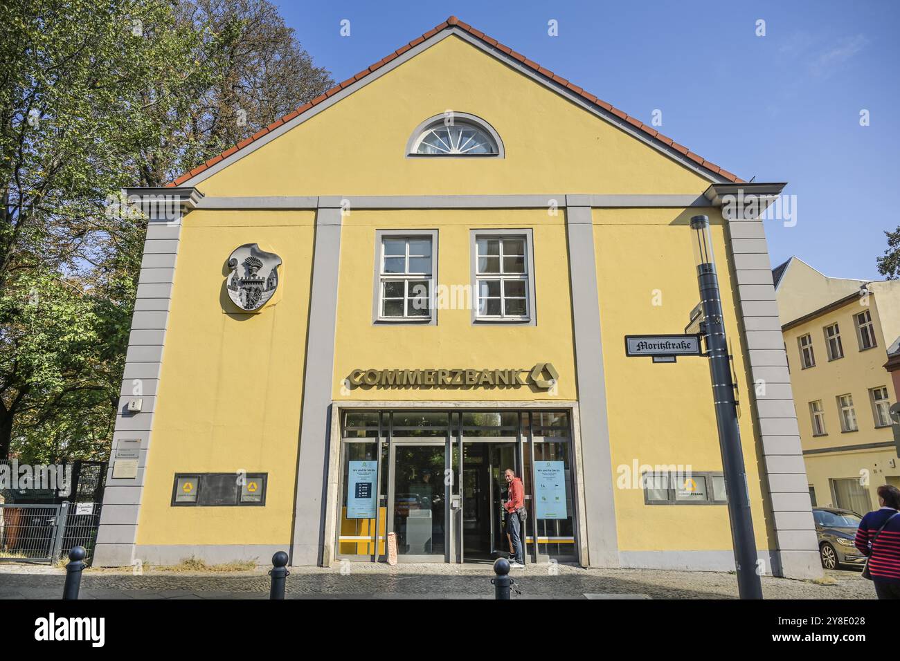 Commerzbank branch, Moritzstrasse, Altstadt, Spandau, Berlin, Germany, Europe Stock Photo