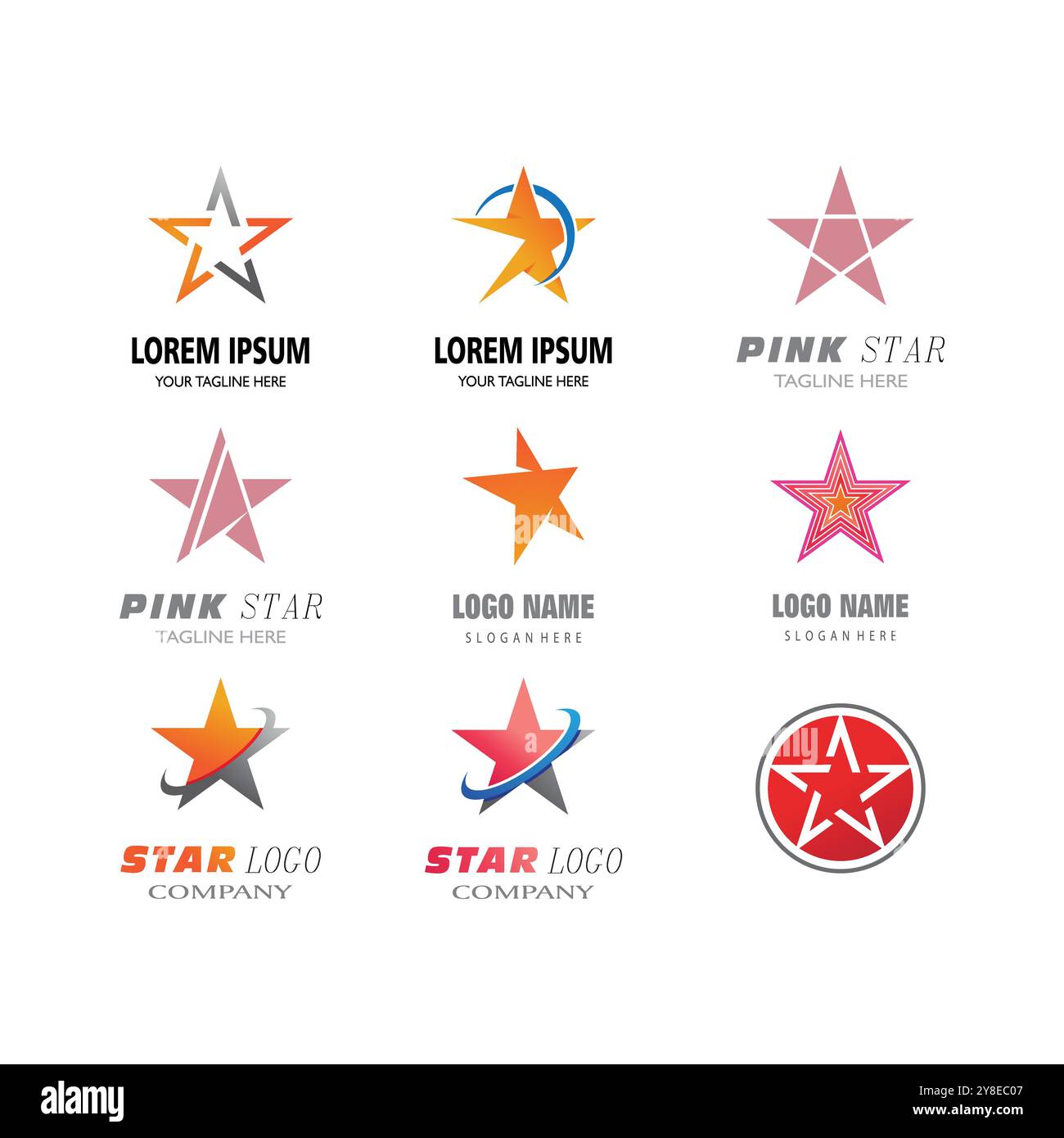 Star icon Template vector illustration design Stock Vector