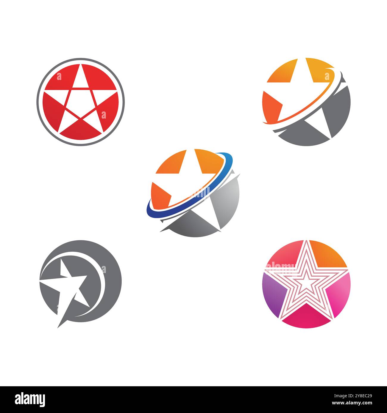 Star icon Template vector illustration design Stock Vector