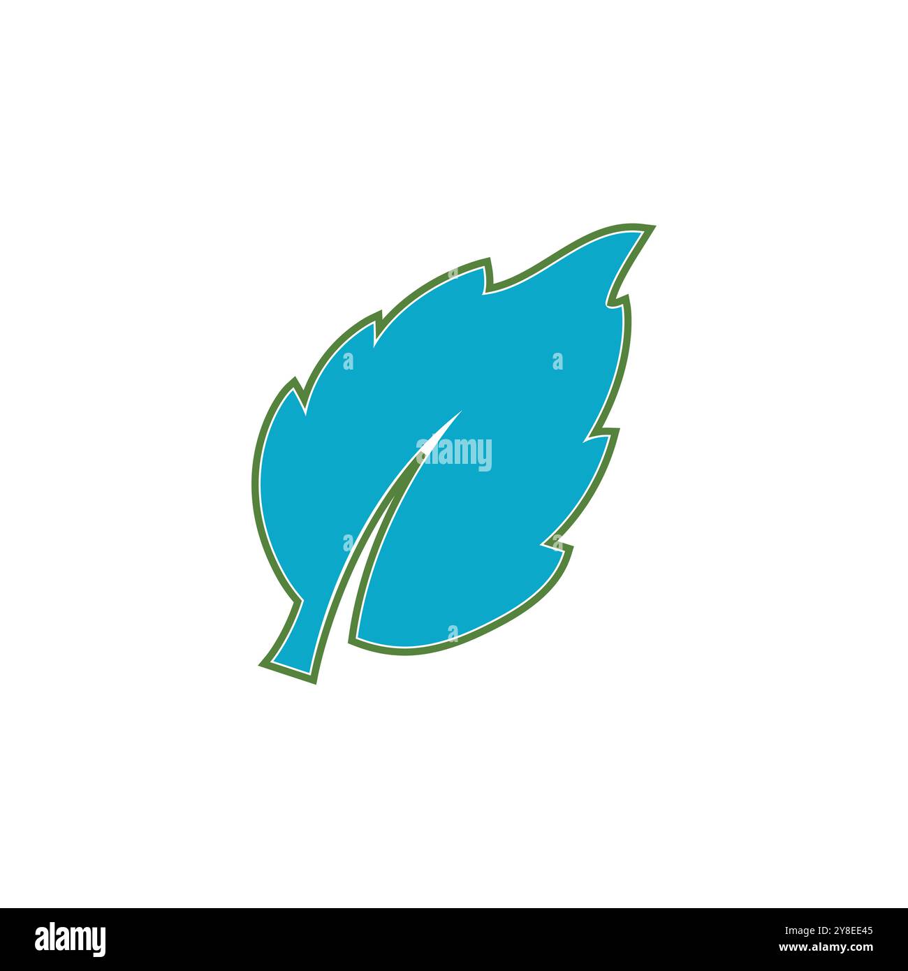 Mint leaf logo vector template symbol design Stock Vector Image & Art ...