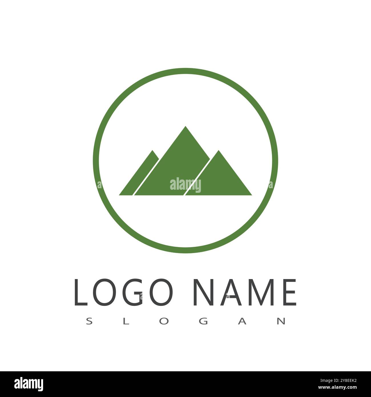 Mountain logo vector template symbol design Stock Vector
