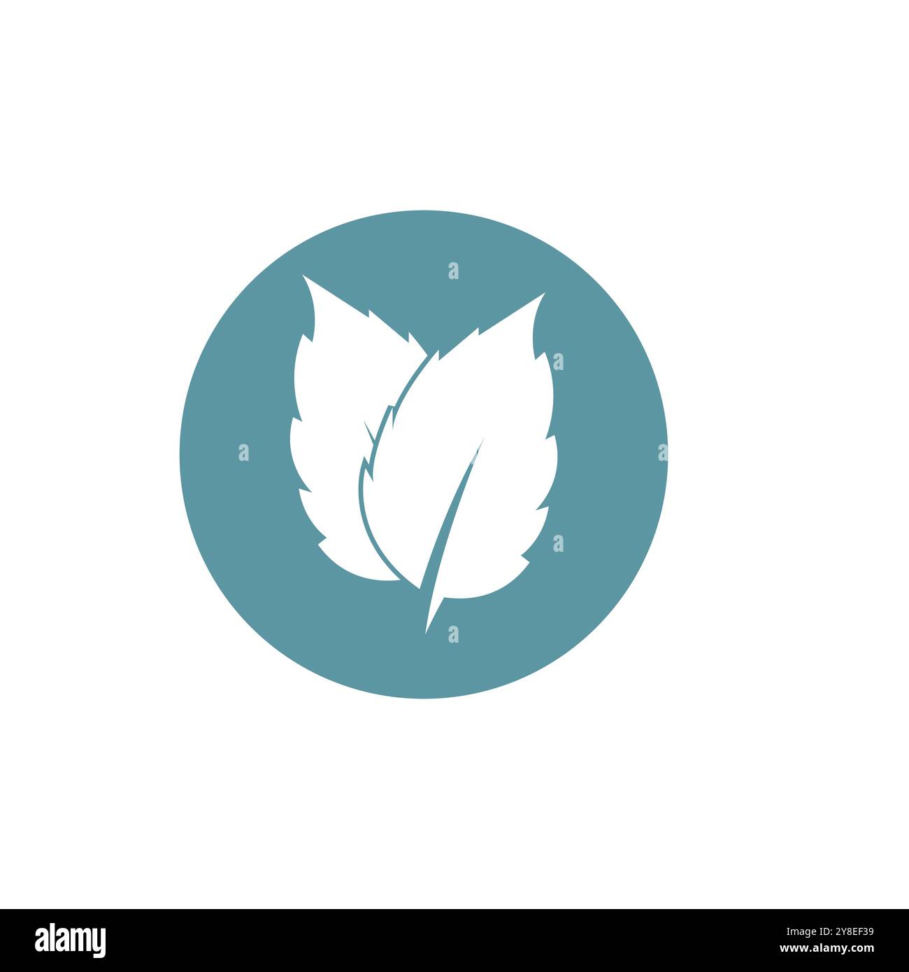 Mint leaf logo vector template symbol design Stock Vector Image & Art ...