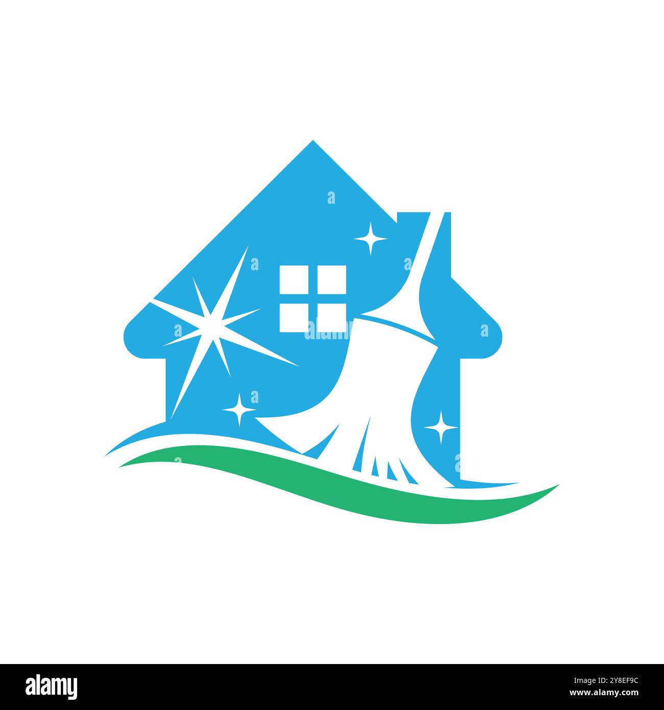 Cleaning logo vector template symbol design Stock Vector