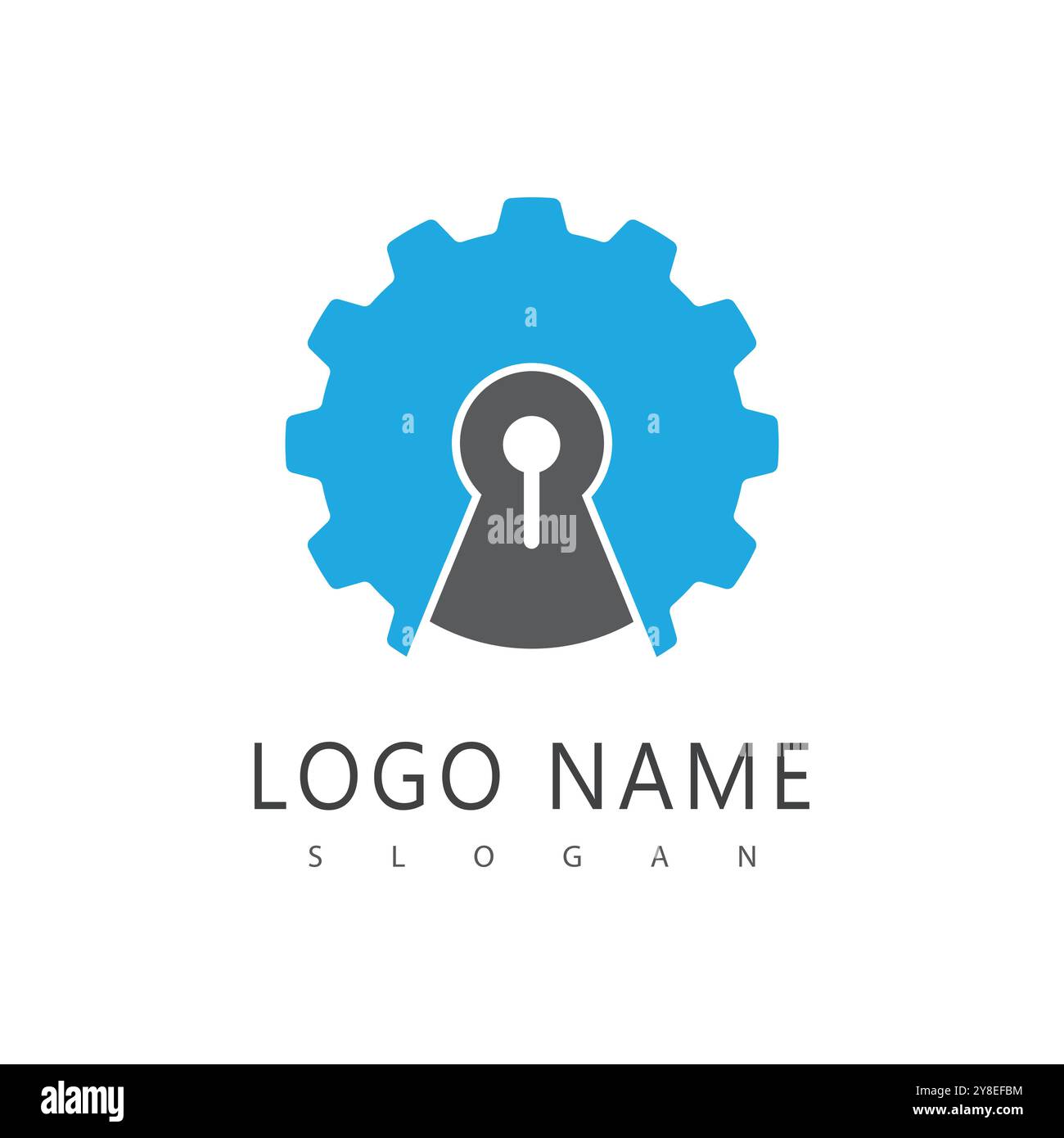 Gear logo vector template symbol design Stock Vector