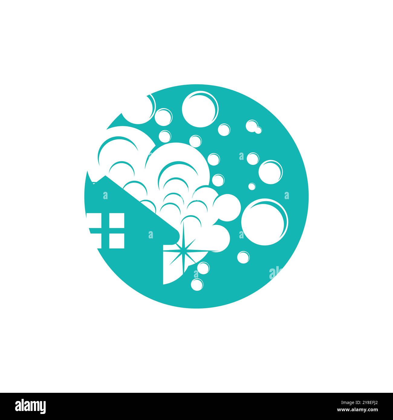 Cleaning logo vector template symbol design Stock Vector