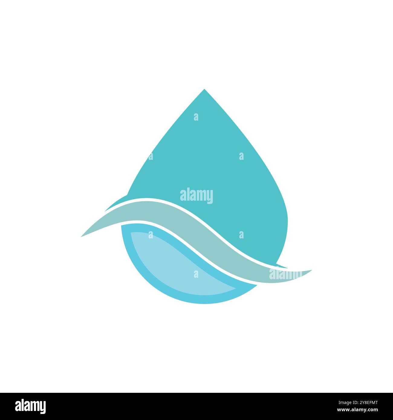 Water drop illustration logo vector design Stock Vector Image & Art - Alamy
