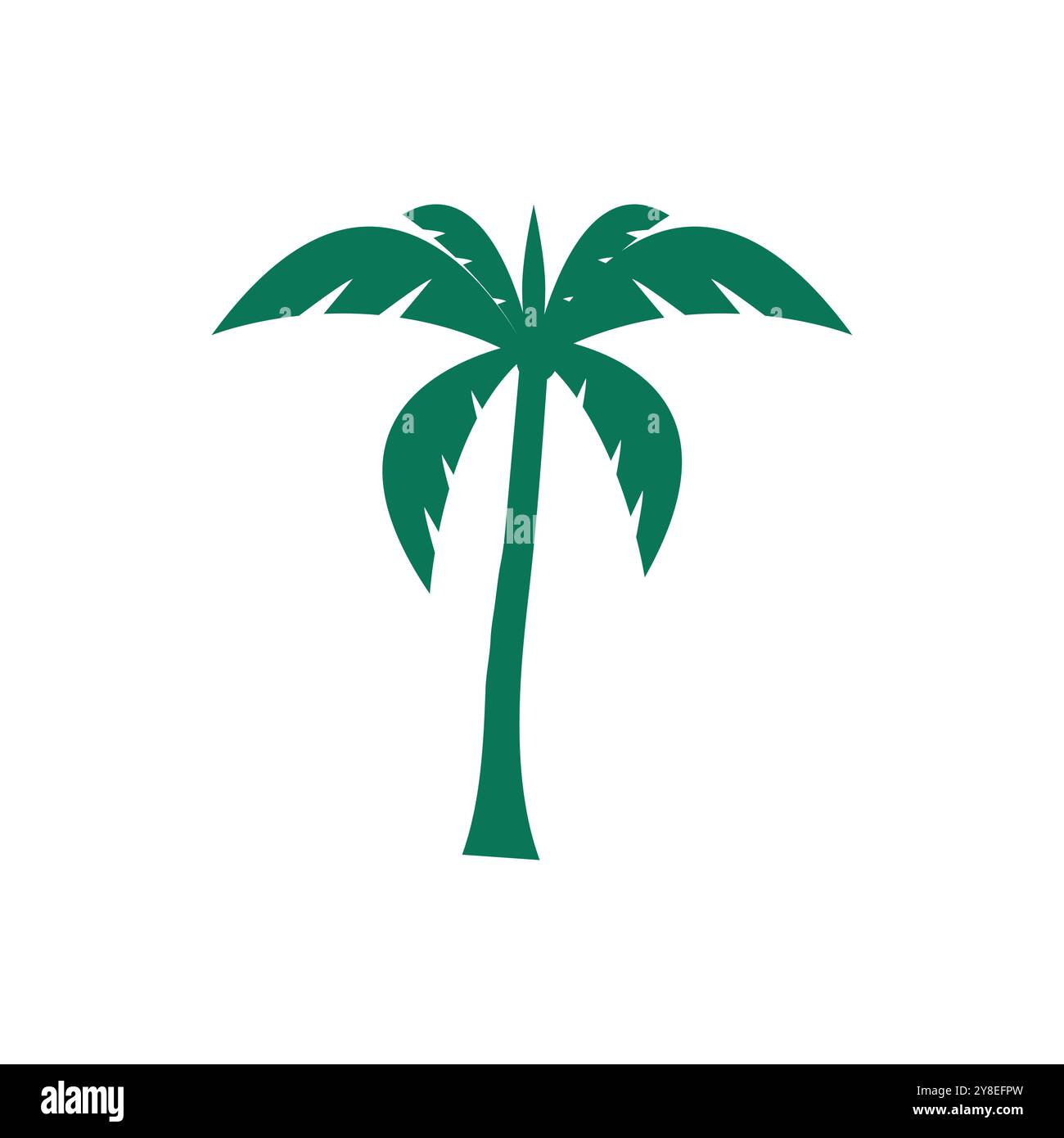 Palm tree summer logo template vector illustration Stock Vector