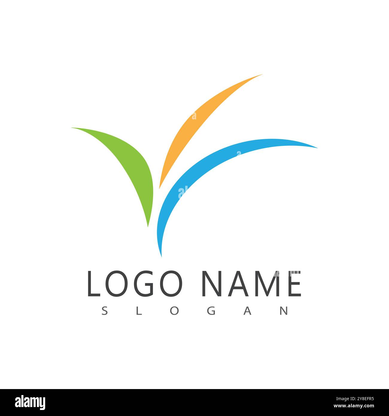 Palm tree summer logo template vector illustration Stock Vector