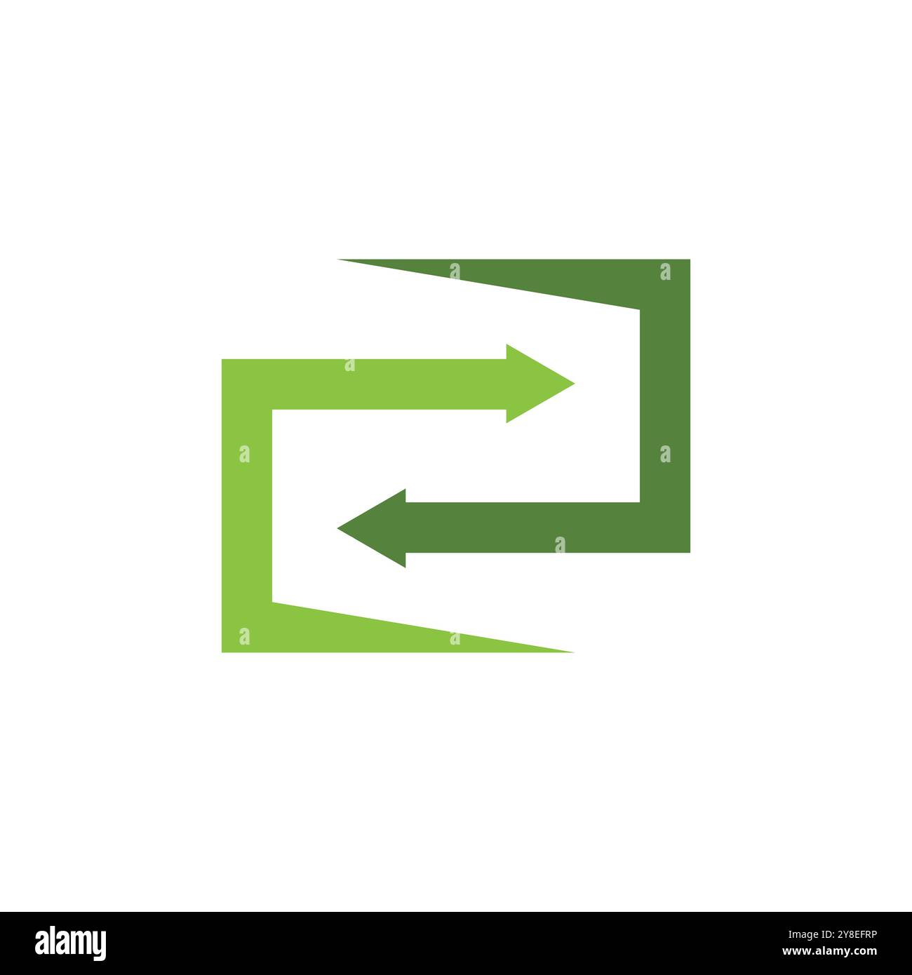Arrow ilustration logo vector template Stock Vector