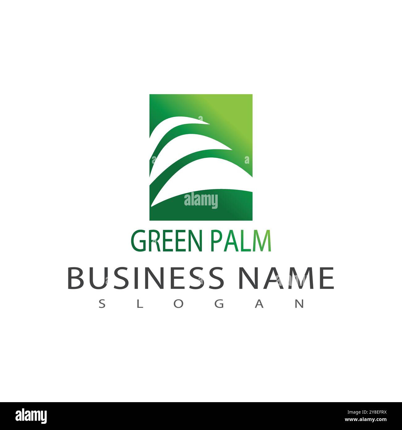 Palm tree summer logo template vector illustration Stock Vector