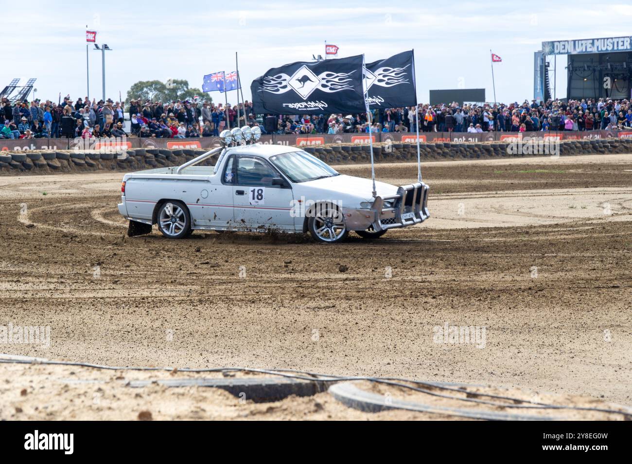 Deniliquin, NSW, Australia 4th October 2024; Ute Drivers competition ...