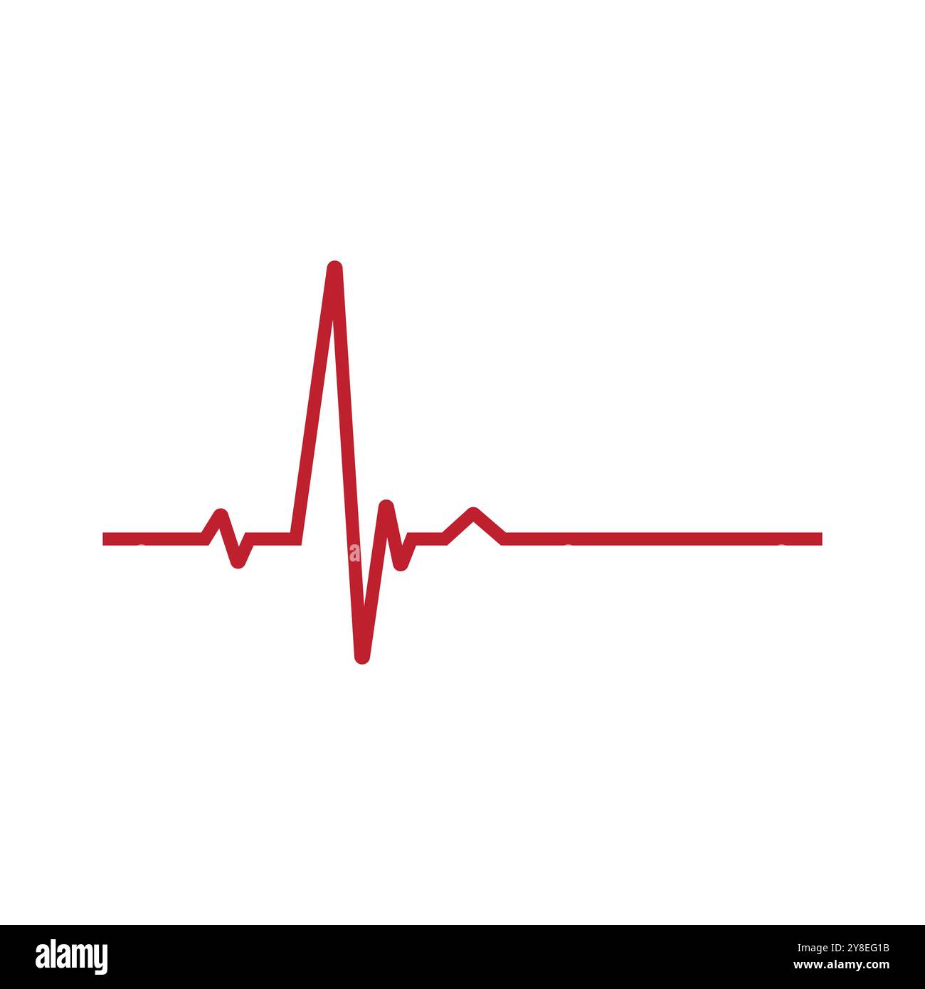 Pulse line ilustration logo vector template Stock Vector
