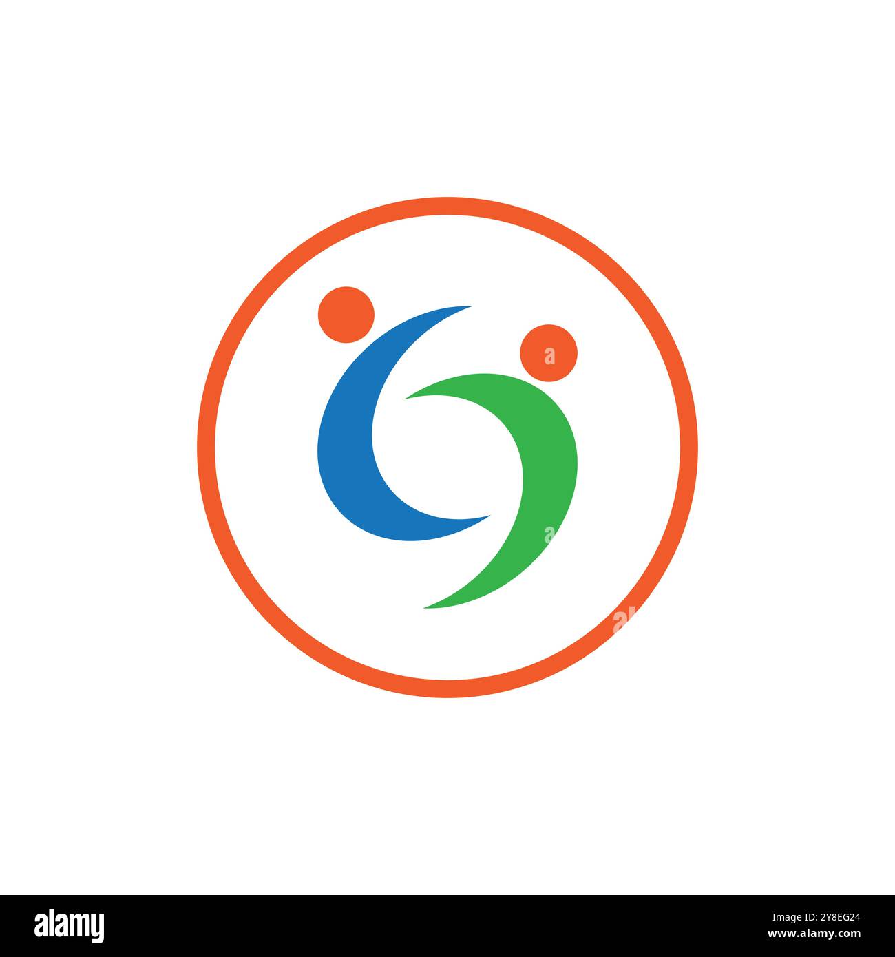 Healthy Life people logo template vector design Stock Vector
